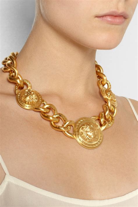 versace kette gold 585|versace chains for women.